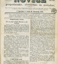 Kmetijske in rokodelske novize(1872) document 517325