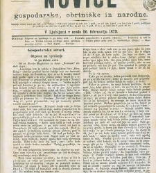 Kmetijske in rokodelske novize(1873) document 517753