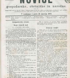 Kmetijske in rokodelske novize(1873) document 517769