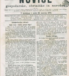 Kmetijske in rokodelske novize(1873) document 517785