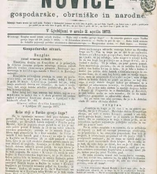 Kmetijske in rokodelske novize(1873) document 517793