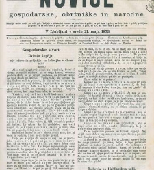 Kmetijske in rokodelske novize(1873) document 517849