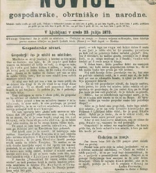 Kmetijske in rokodelske novize(1873) document 517923