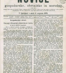 Kmetijske in rokodelske novize(1873) document 517941