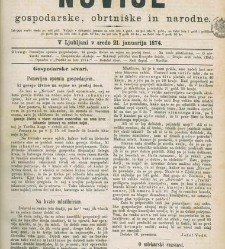 Kmetijske in rokodelske novize(1874) document 518129