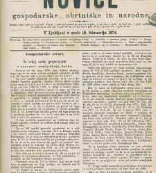 Kmetijske in rokodelske novize(1874) document 518161