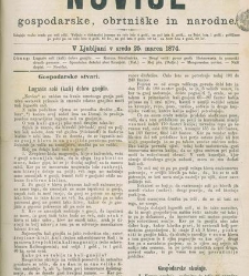 Kmetijske in rokodelske novize(1874) document 518203