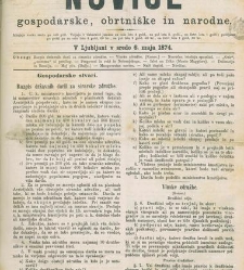 Kmetijske in rokodelske novize(1874) document 518251