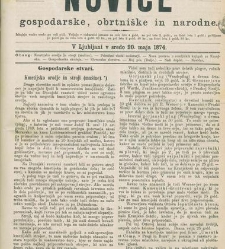 Kmetijske in rokodelske novize(1874) document 518267