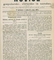 Kmetijske in rokodelske novize(1874) document 518331