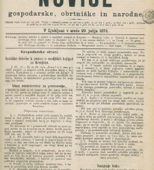 Kmetijske in rokodelske novize(1874) document 518347