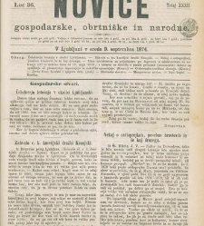 Kmetijske in rokodelske novize(1874) document 518395