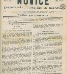 Kmetijske in rokodelske novize(1874) document 518467