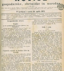 Kmetijske in rokodelske novize(1875) document 518647