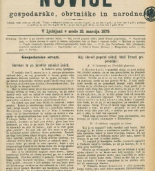 Kmetijske in rokodelske novize(1879) document 520313