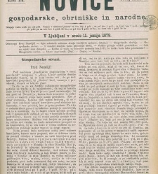 Kmetijske in rokodelske novize(1879) document 520417