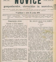 Kmetijske in rokodelske novize(1879) document 520425