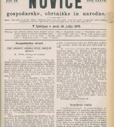 Kmetijske in rokodelske novize(1879) document 520457