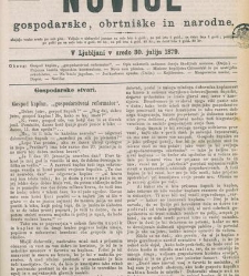 Kmetijske in rokodelske novize(1879) document 520475