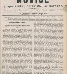 Kmetijske in rokodelske novize(1879) document 520483