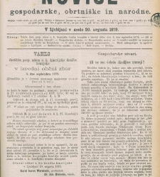 Kmetijske in rokodelske novize(1879) document 520499