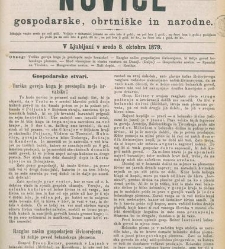 Kmetijske in rokodelske novize(1879) document 520555