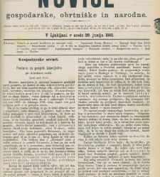 Kmetijske in rokodelske novize(1881) document 521270