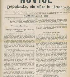 Kmetijske in rokodelske novize(1883) document 522017