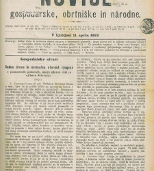 Kmetijske in rokodelske novize(1883) document 522105