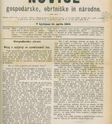 Kmetijske in rokodelske novize(1883) document 522113